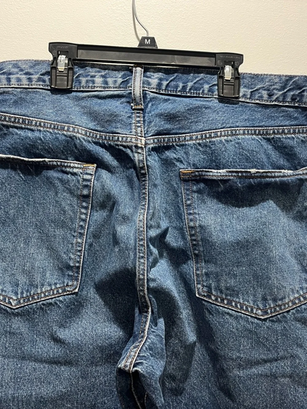 Gap Baggy Jeans Men's 34x30 Blue Denim Relaxed‎ Wide Leg